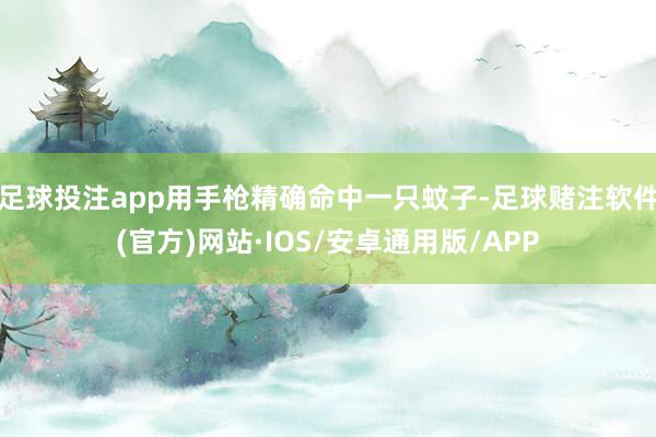 足球投注app用手枪精确命中一只蚊子-足球赌注软件(官方)网站·IOS/安卓通用版/APP