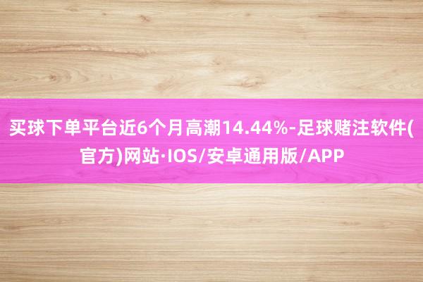 买球下单平台近6个月高潮14.44%-足球赌注软件(官方)网站·IOS/安卓通用版/APP