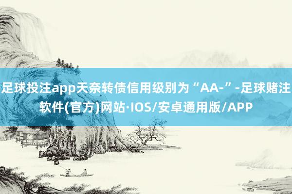 足球投注app天奈转债信用级别为“AA-”-足球赌注软件(官方)网站·IOS/安卓通用版/APP