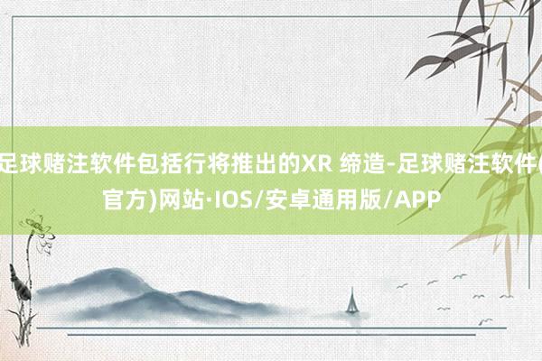 足球赌注软件包括行将推出的XR 缔造-足球赌注软件(官方)网站·IOS/安卓通用版/APP