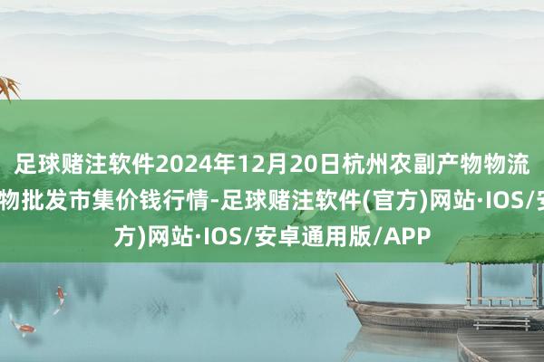 足球赌注软件2024年12月20日杭州农副产物物流中心南庄兜农产物批发市集价钱行情-足球赌注软件(官方)网站·IOS/安卓通用版/APP