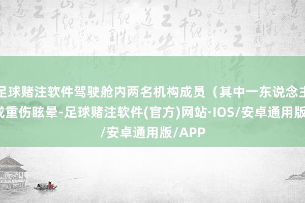 足球赌注软件驾驶舱内两名机构成员（其中一东说念主被打成重伤眩晕-足球赌注软件(官方)网站·IOS/安卓通用版/APP