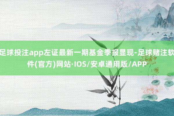 足球投注app左证最新一期基金季报显现-足球赌注软件(官方)网站·IOS/安卓通用版/APP